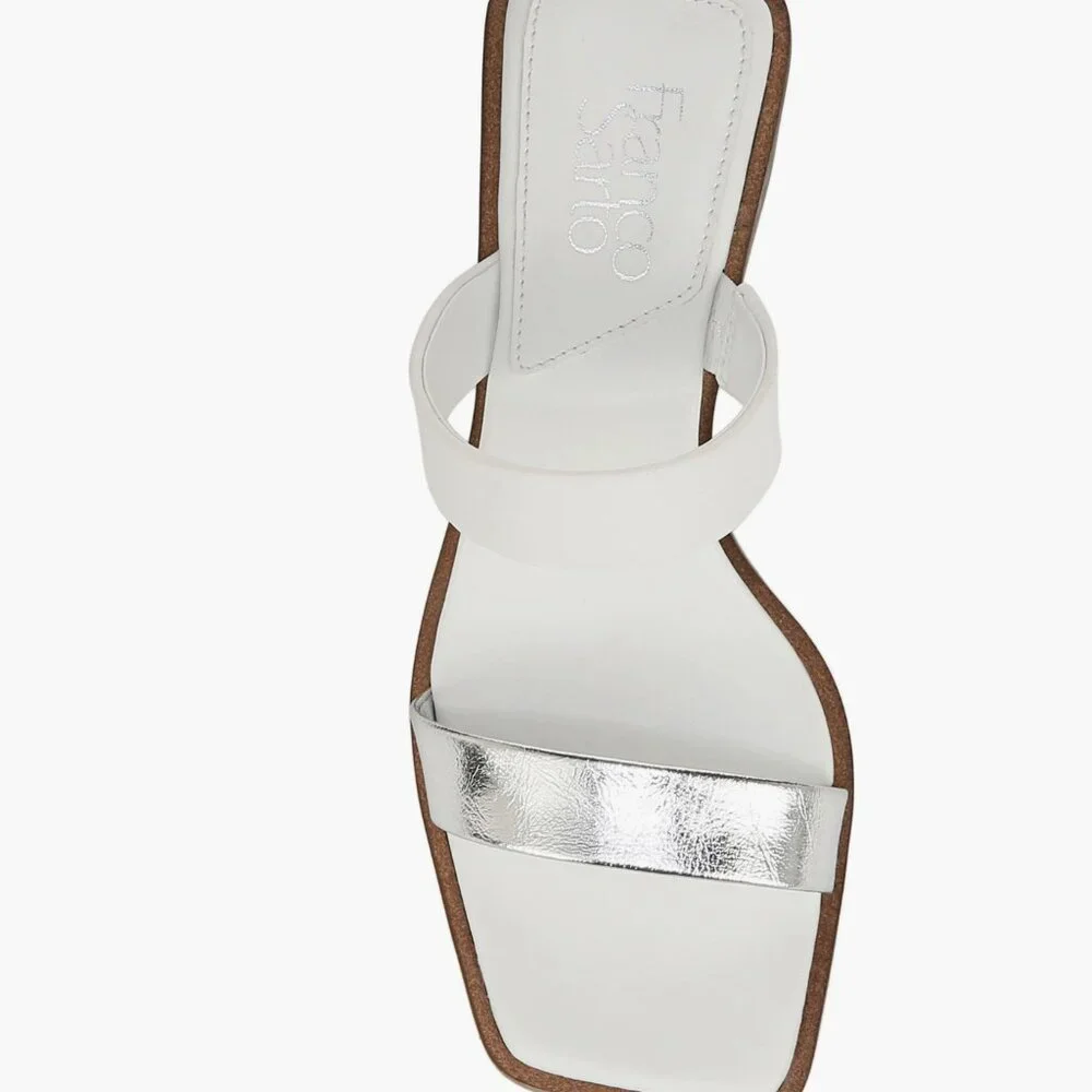 NEW Franco Sarto Felani Sandal (Women) 9.5M, BRIGHT WHITE